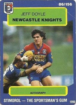 1990 Stimorol NRL #86 Jeff Doyle Front